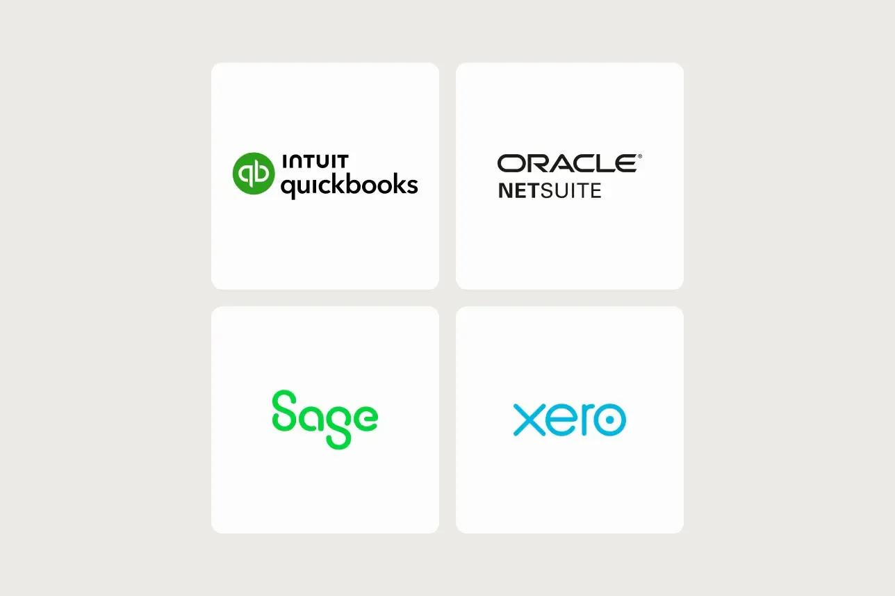 Stack of website features included